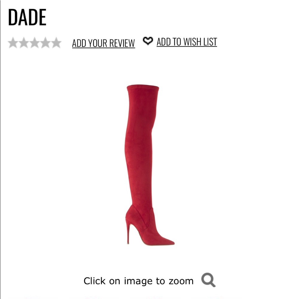 Steve Madden Red Boots